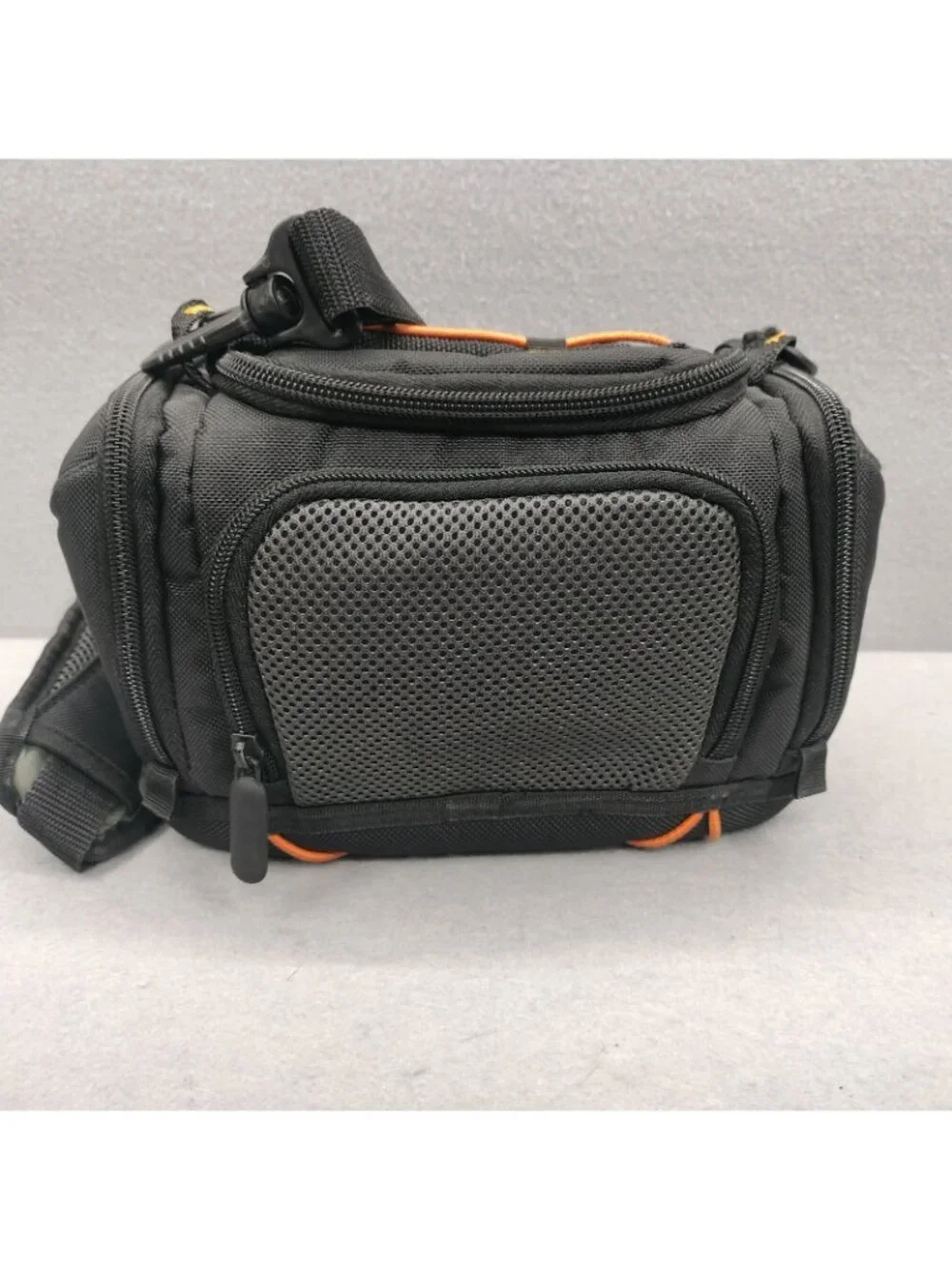 Case Logic SLCC-1 Camera Bag Black Orange Trim Camcorder Shoulder Sling Pouch